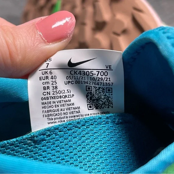 Nike Pegasus Trail 2 Running Shoes Size 7 Men’s 8.5 Women’s - Picture 8 of 8